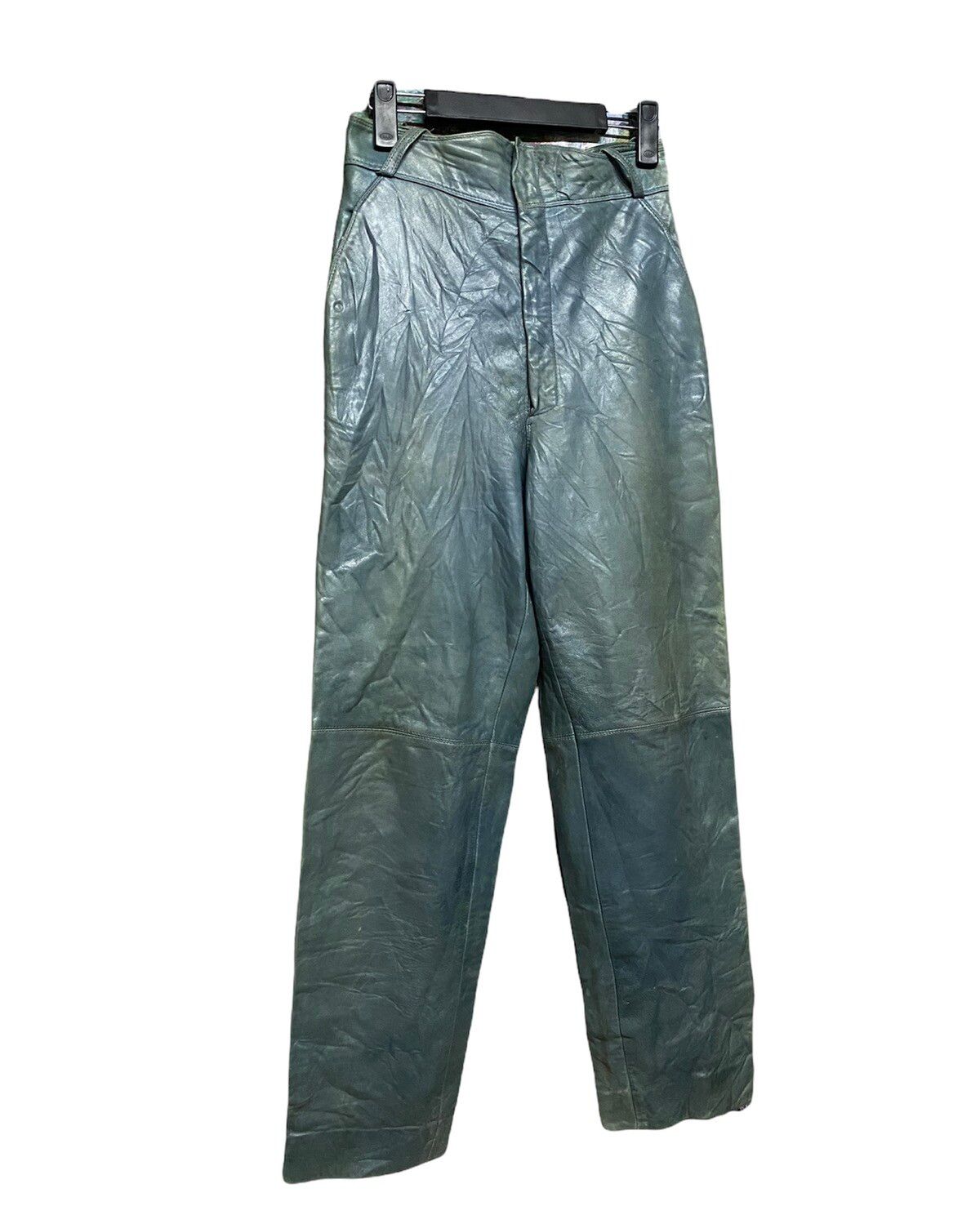 Vtg🍏Gianni Versace Leather Pants - 2