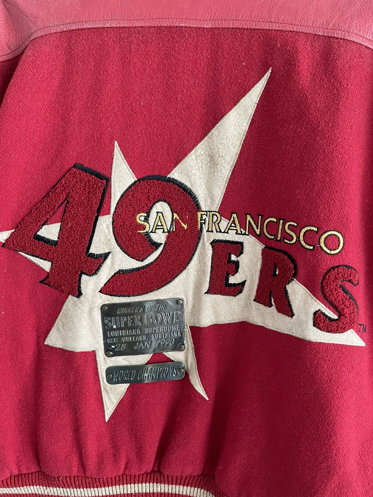 Vintage - Vntg 90s Campri NFL San Francisco 49ers Wool Varsity Jacket - 15