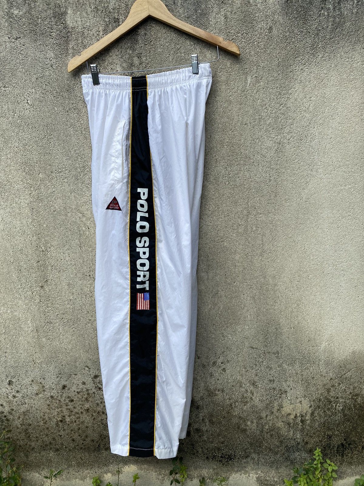 Polo Ralph Lauren - 🇺🇸 Polo Sport Side Tape Track Pants Made Usa - 3