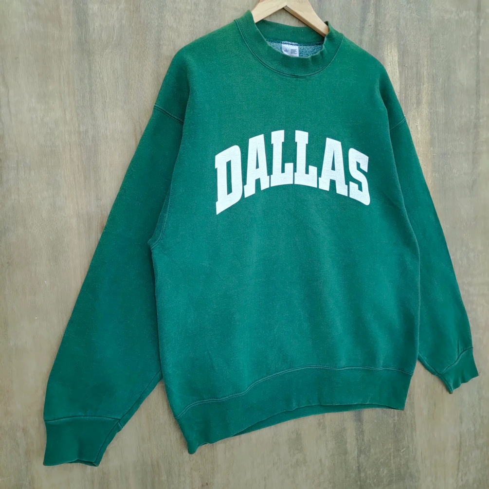 Vintage - VINTAGE FADED GREEN DALLAS SWEATSHIRT NFL - 2