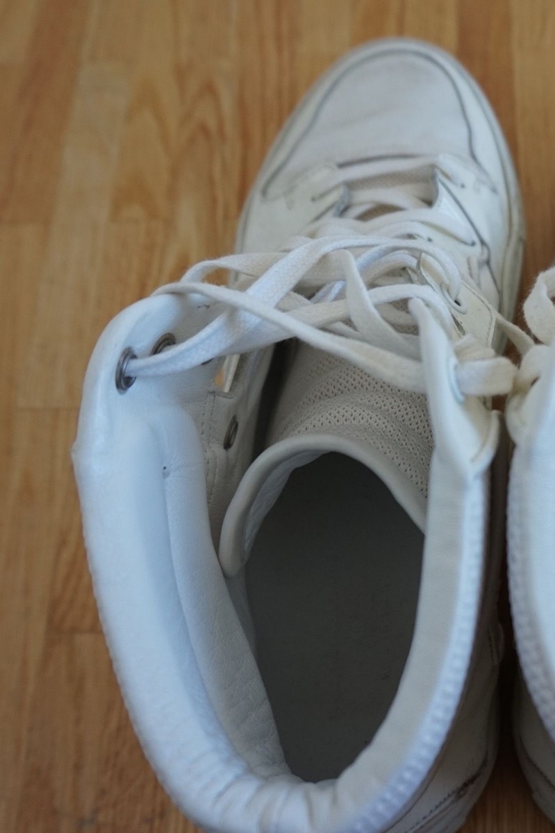 RARE Triple White High Tops EU40 - 8