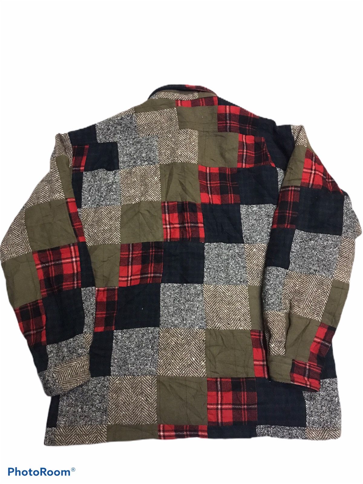 Brand - 🔥Rare Design🔥O.Henry Patch Work Woven Wool Jacket - 2