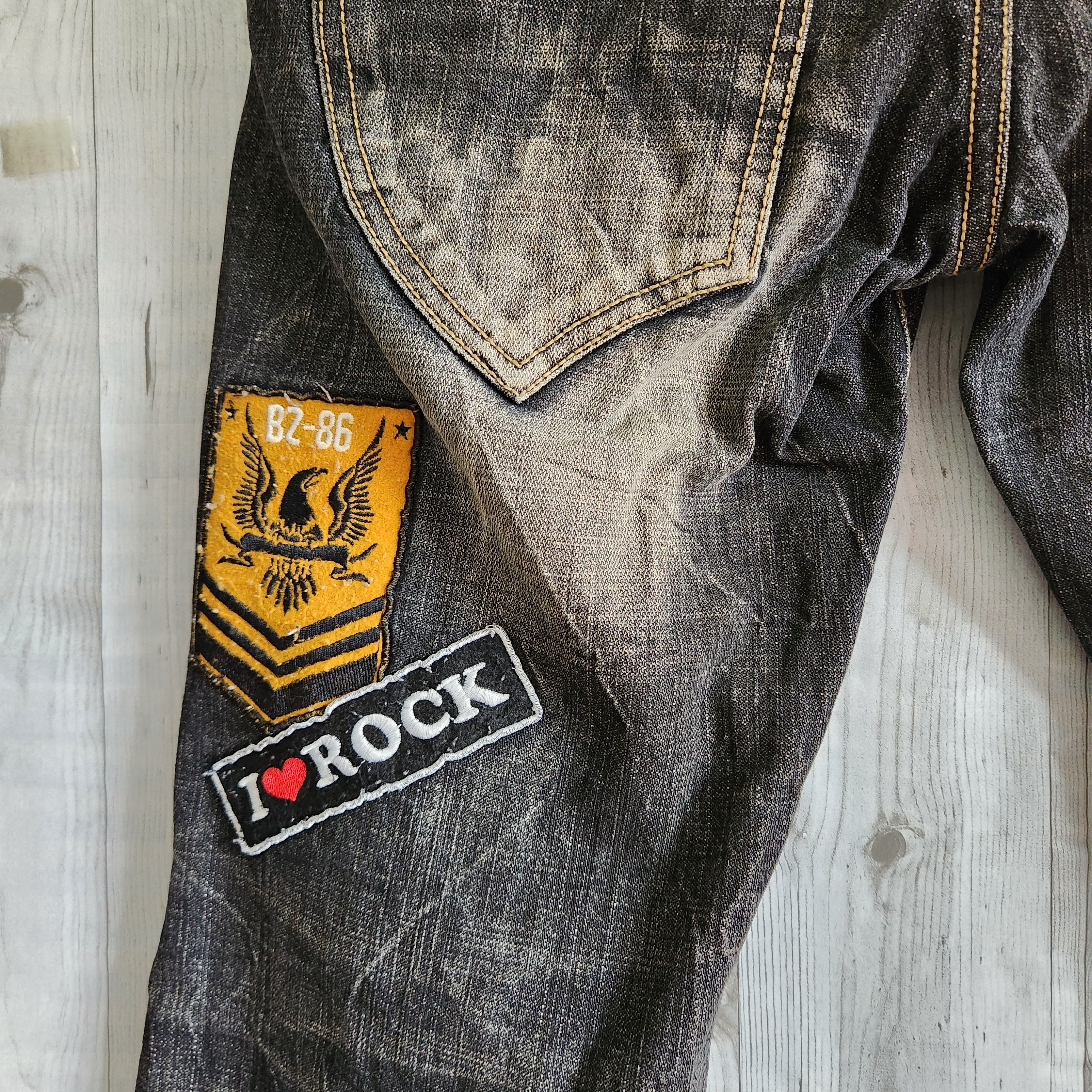 Japanese Brand - Seditionaries Punk Rock Double Waist Denim With Patches - 9