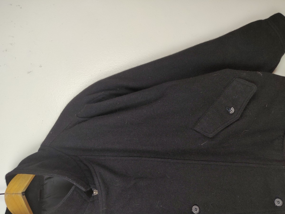 Bomber Style Jacket - Dalchan Japan Wool Oversized Jacket Bomber Style Outerwear - 4