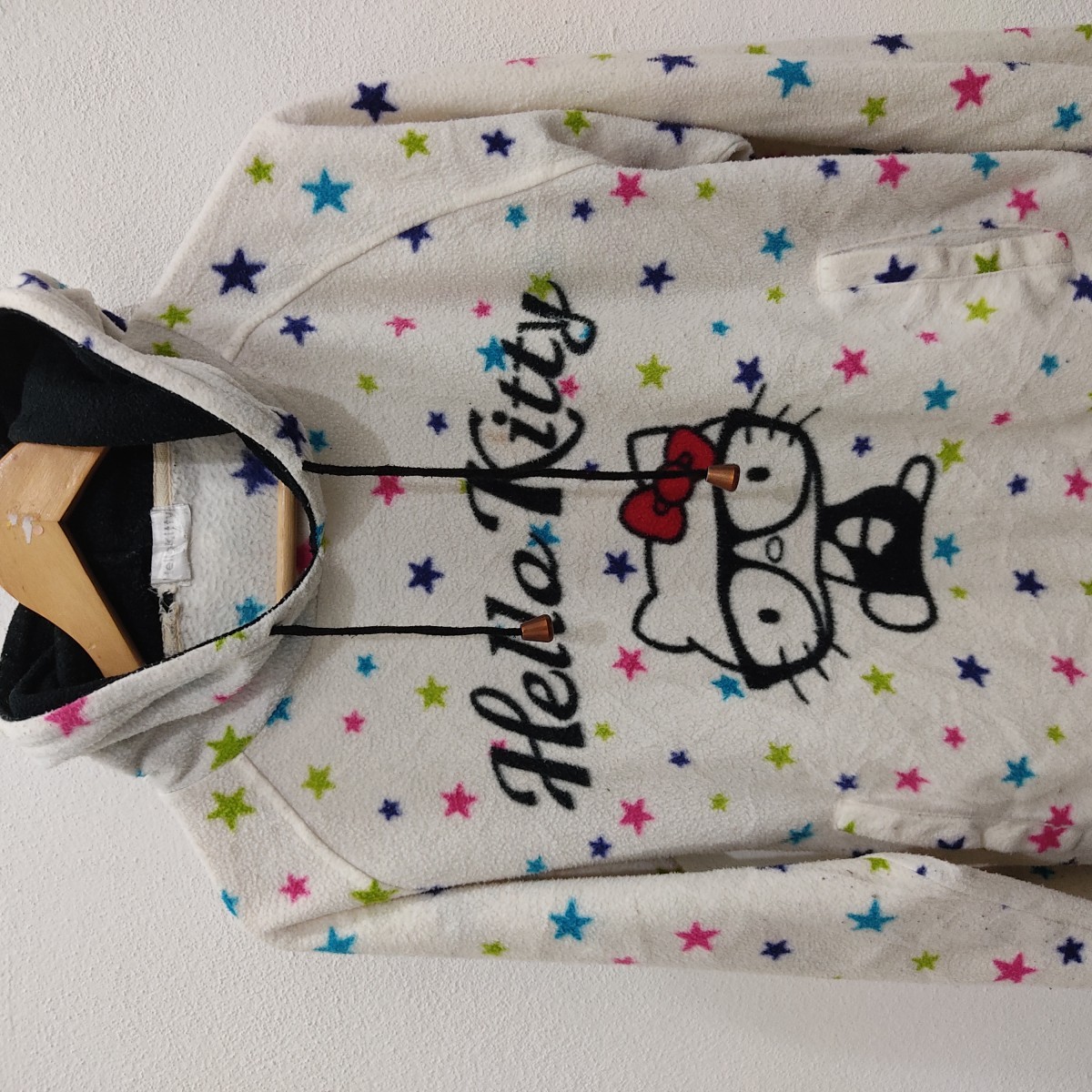 Cartoon Network - Hello Kitty Big Logo Cartoon Anime Manga Japan White Hoodie - 3