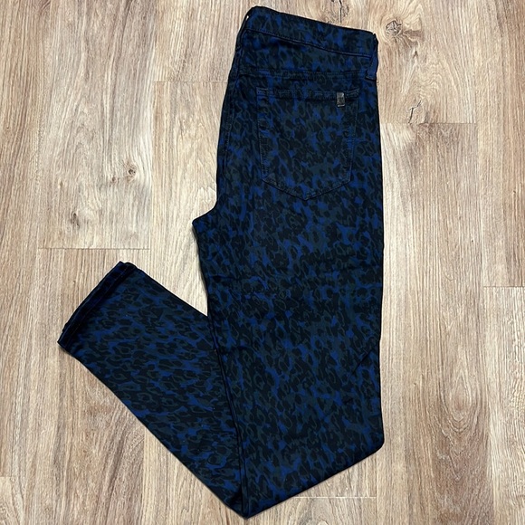 Joe's Jeans - Joe’s Jeans Wild Collection - The Skinny in Midnight/ Green Leopard Animal Print - 1