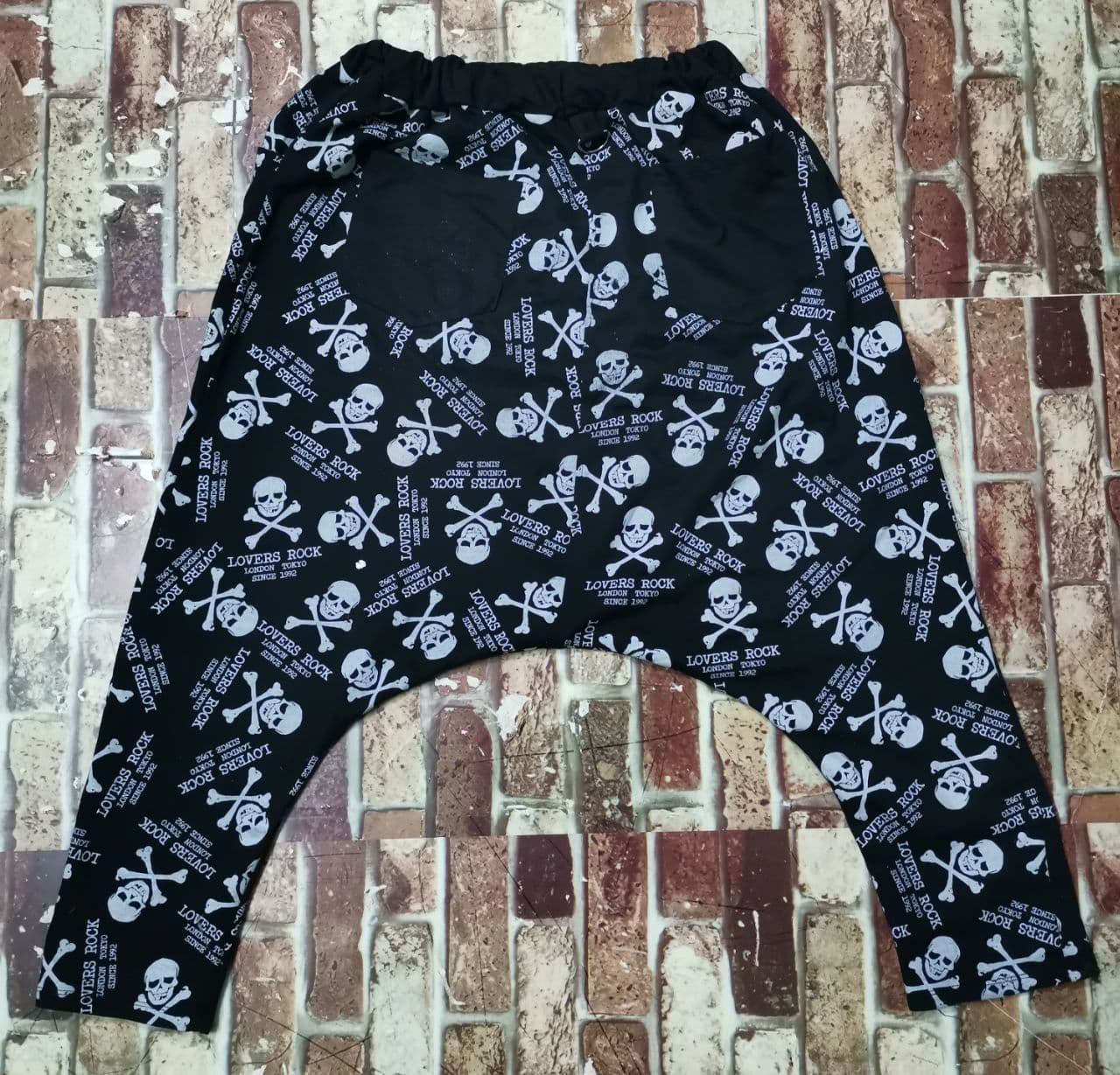 Skulls - Lover's Rock by Super Lover Harem Pants - 6