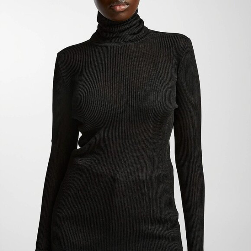 BNWT AW23 GAUCHERE RIBBED TURTLENECK SWEATER S - 1