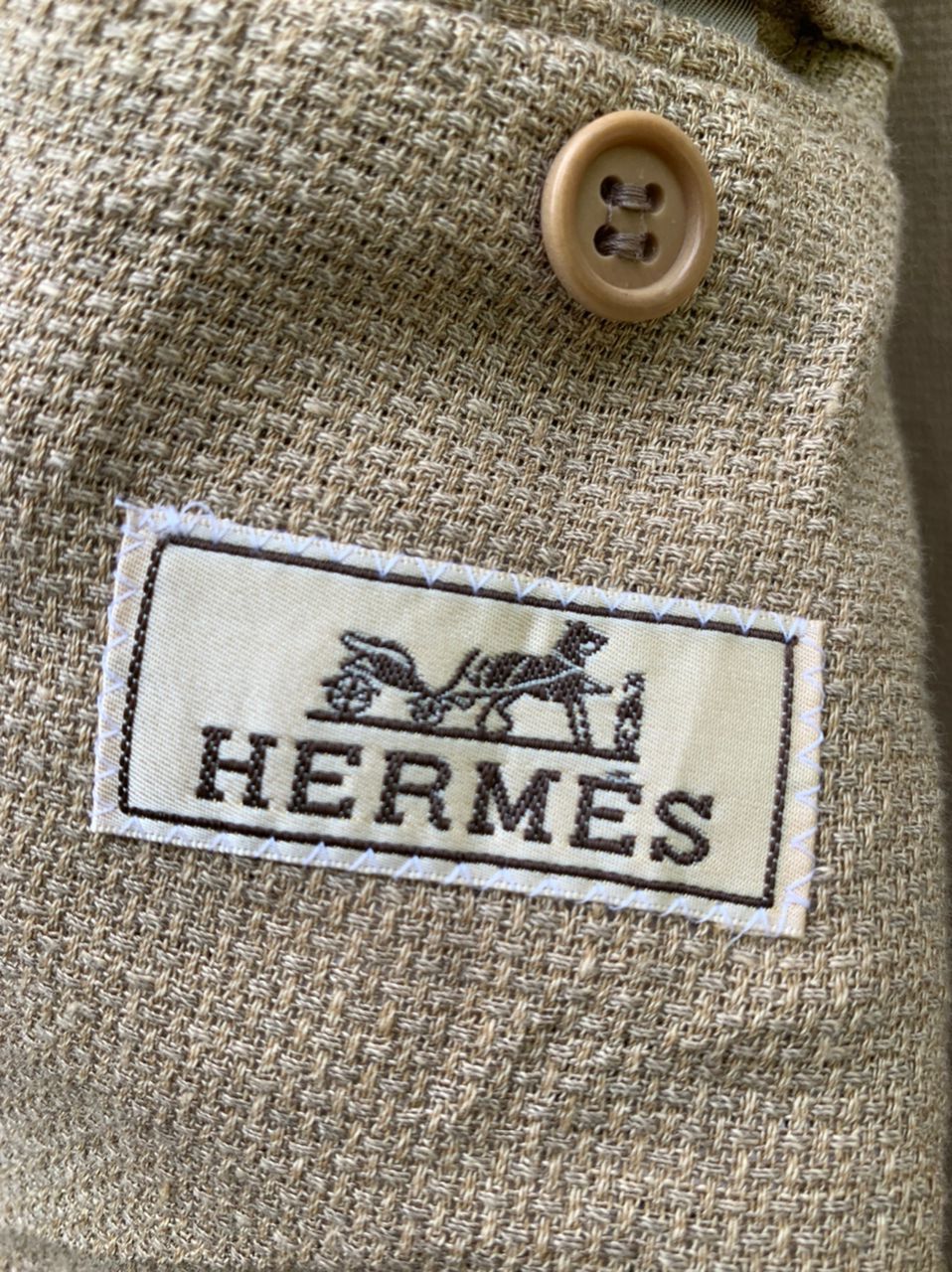 Hermès Sackloth Rayon Casual Coat Archive - 6