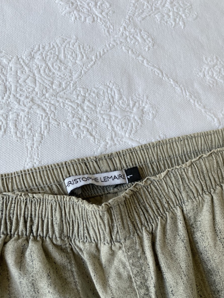 Christophe Lemaire - Soft Cotton Blend AW01 Relaxed pants - 6