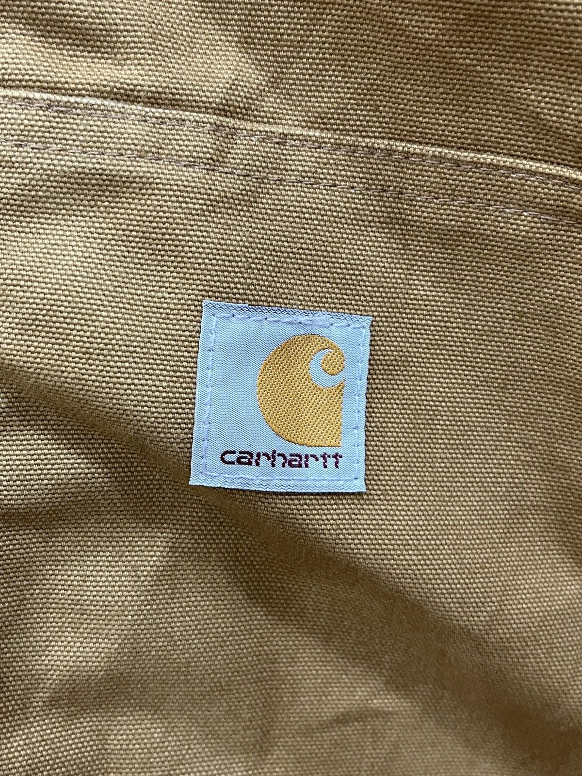 Vintage - (Uu). CARHARTT IRR UFCW DUCK CANVAS HOODIE JACKET - 14