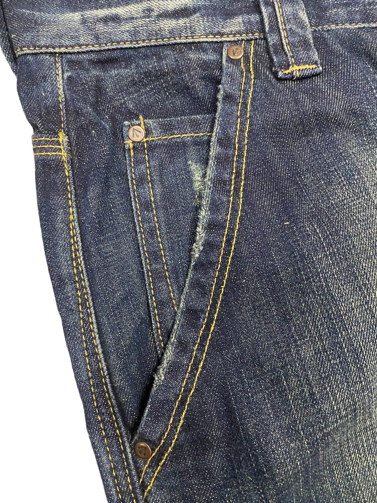 Vtg🔥Nigel Carbourn Utility Dark Blue Wash Jeans - 11