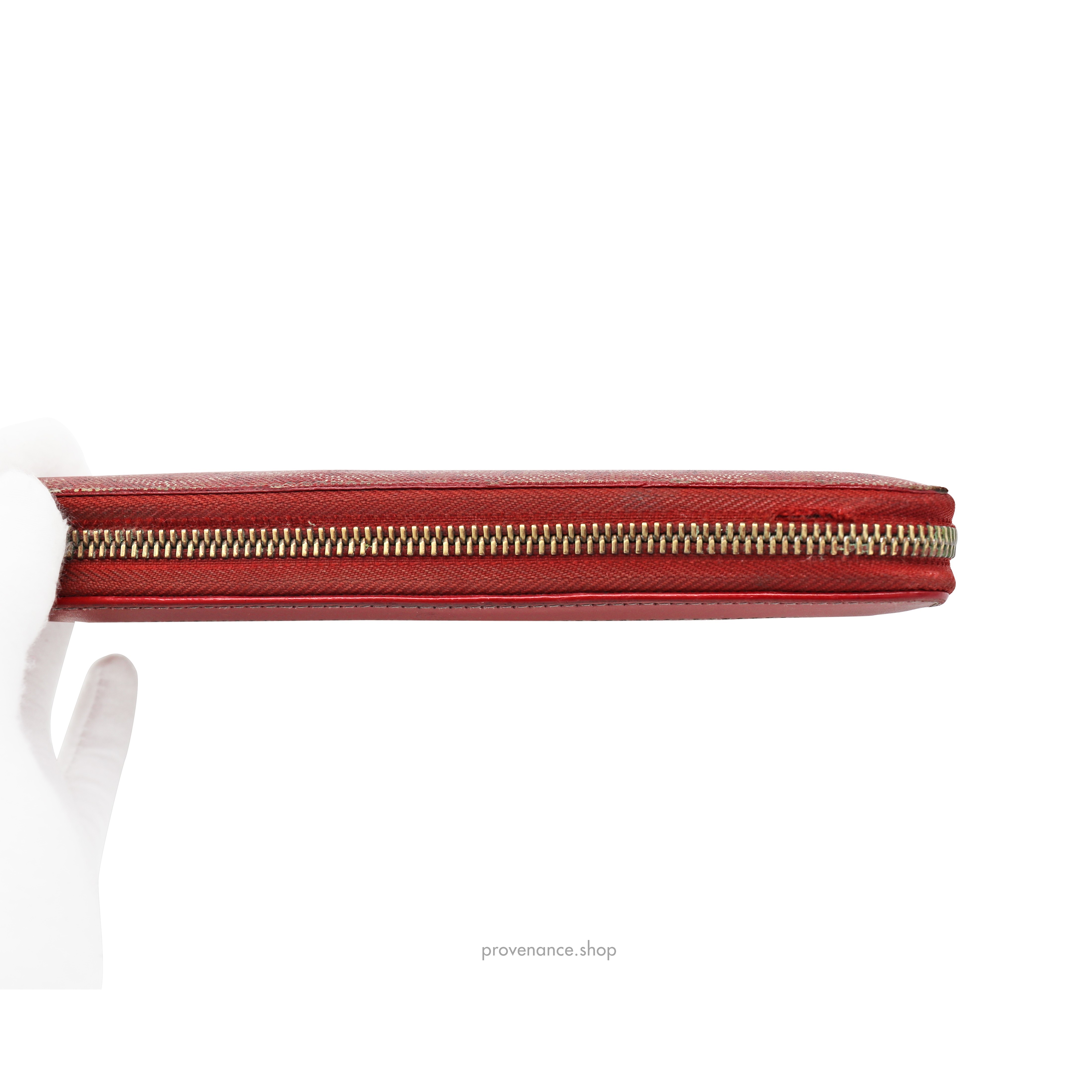 Matignon Long Wallet - Red Goyardine - 7