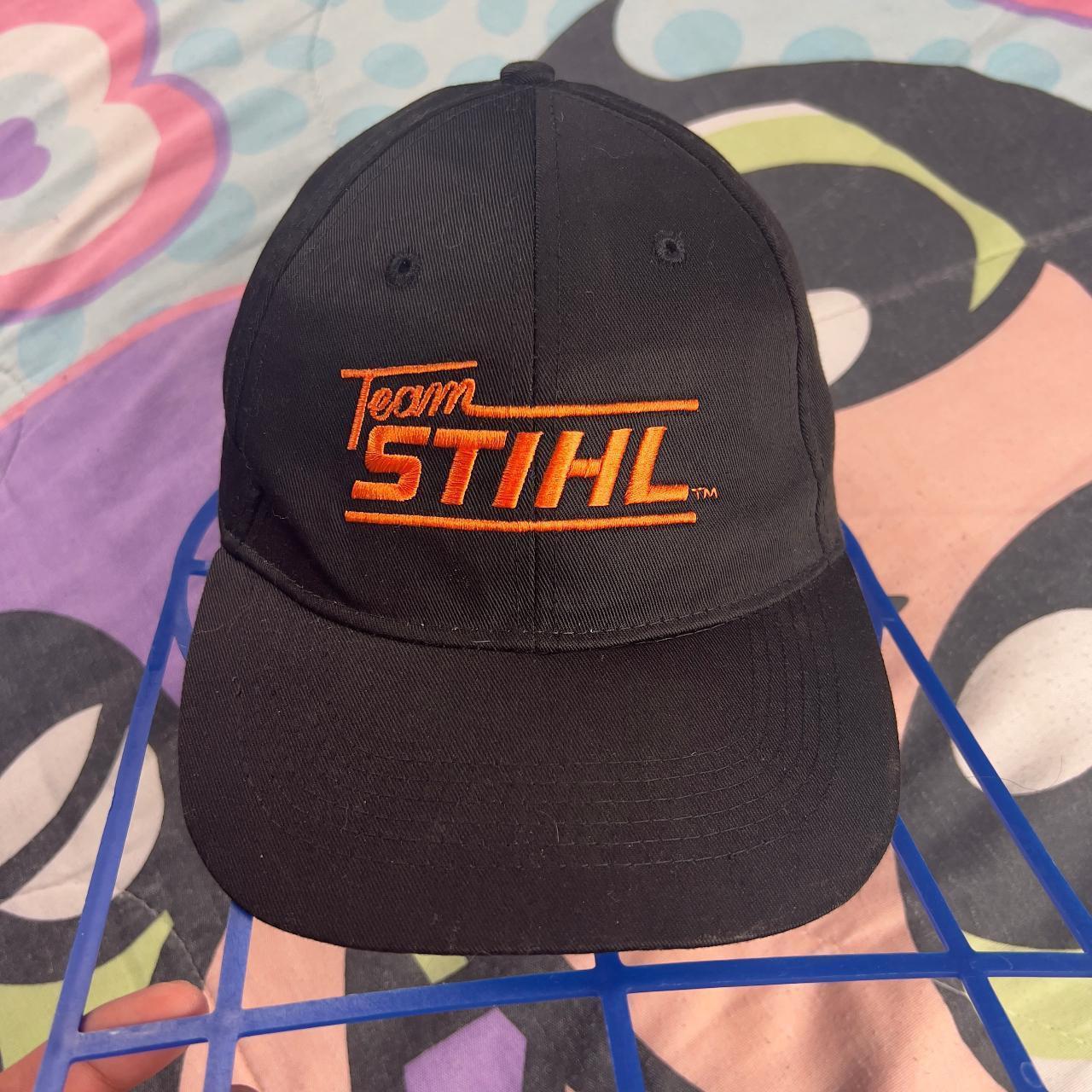 Team STIHL black snap back hat cap - 1