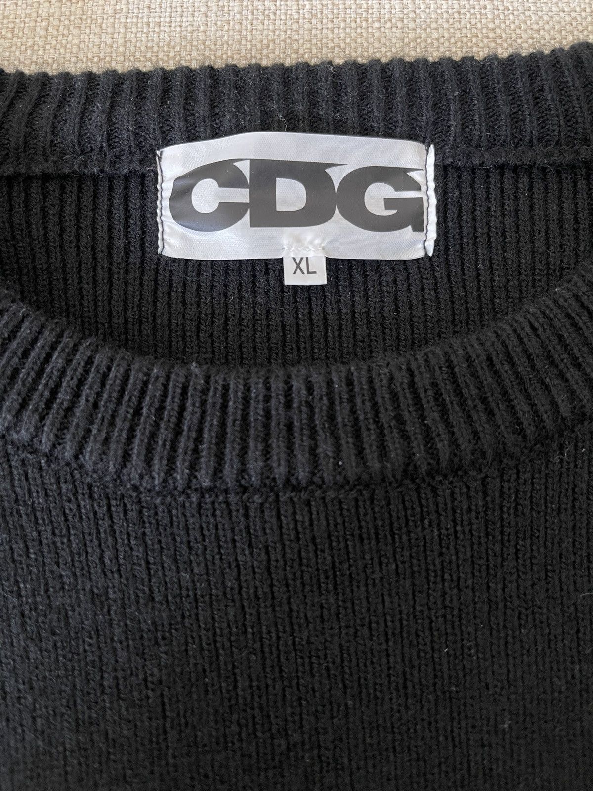 CDG Comme Des Garcons OG Logo Knit Sweater - 4