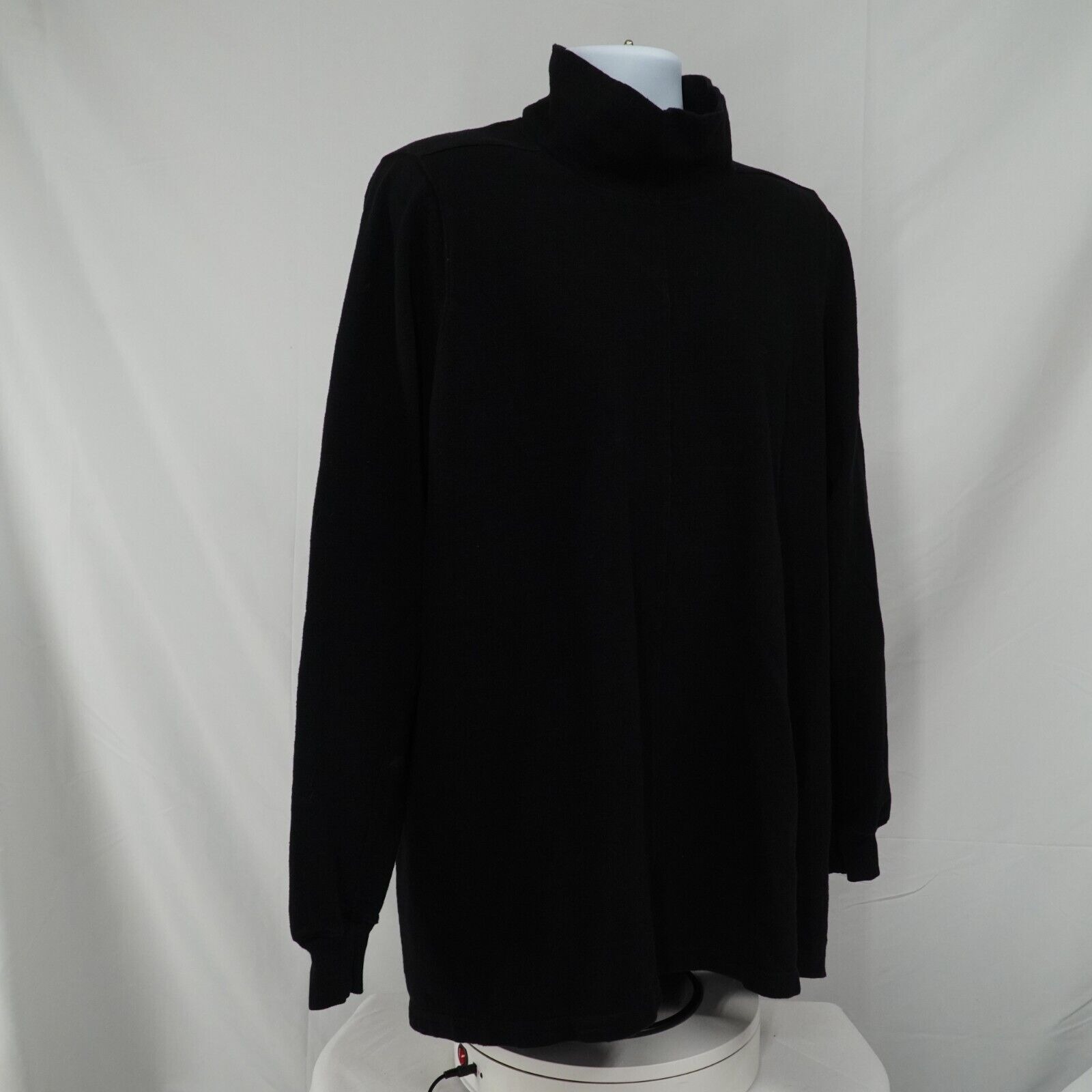 Rick Black Turtleneck Sweater Size Medium FW17 Glitter - 20
