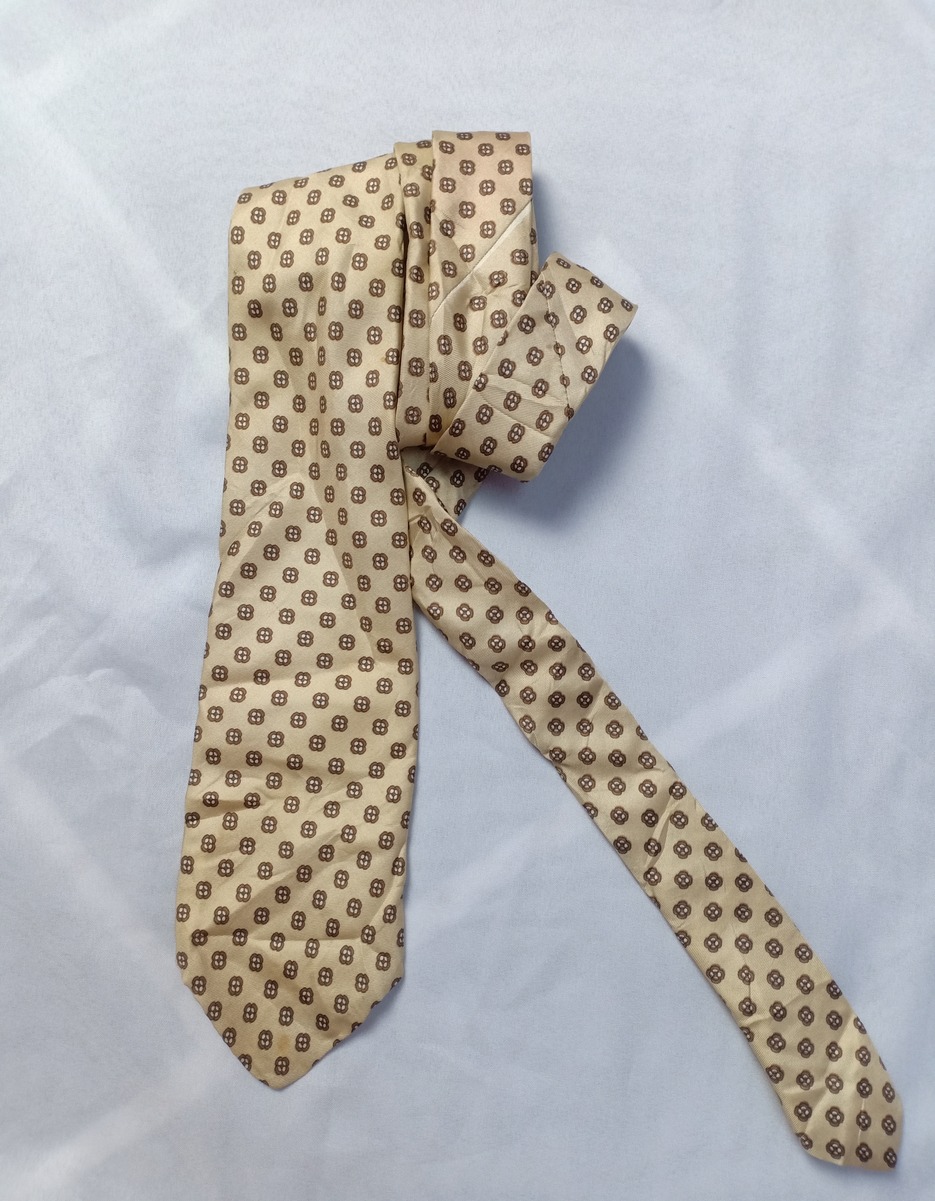 Vintage Christian Dior Cravates Necktie 100% Silk - 2