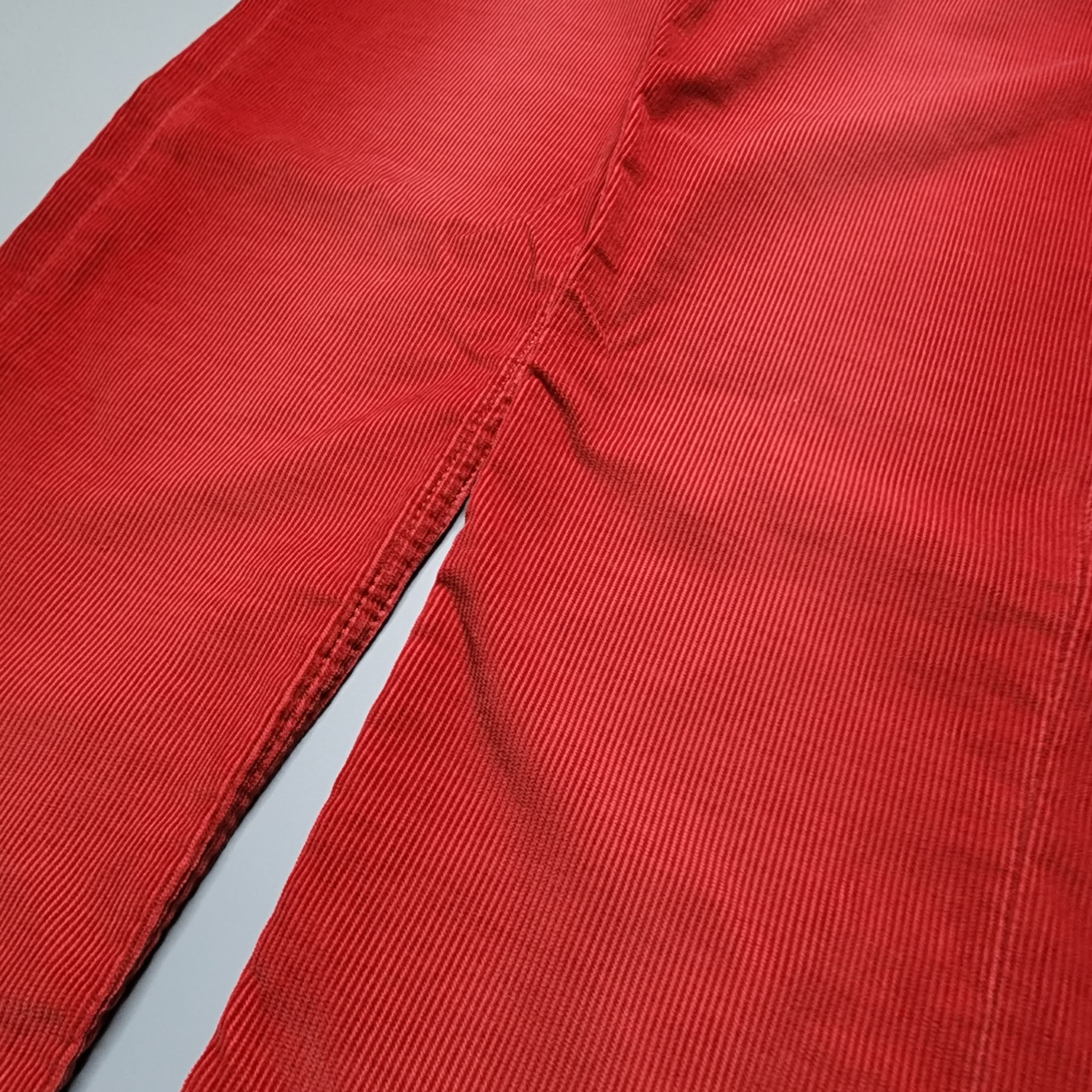 Maison Margiela Line 10 - AW13 Red Corduroy Trousers - 3