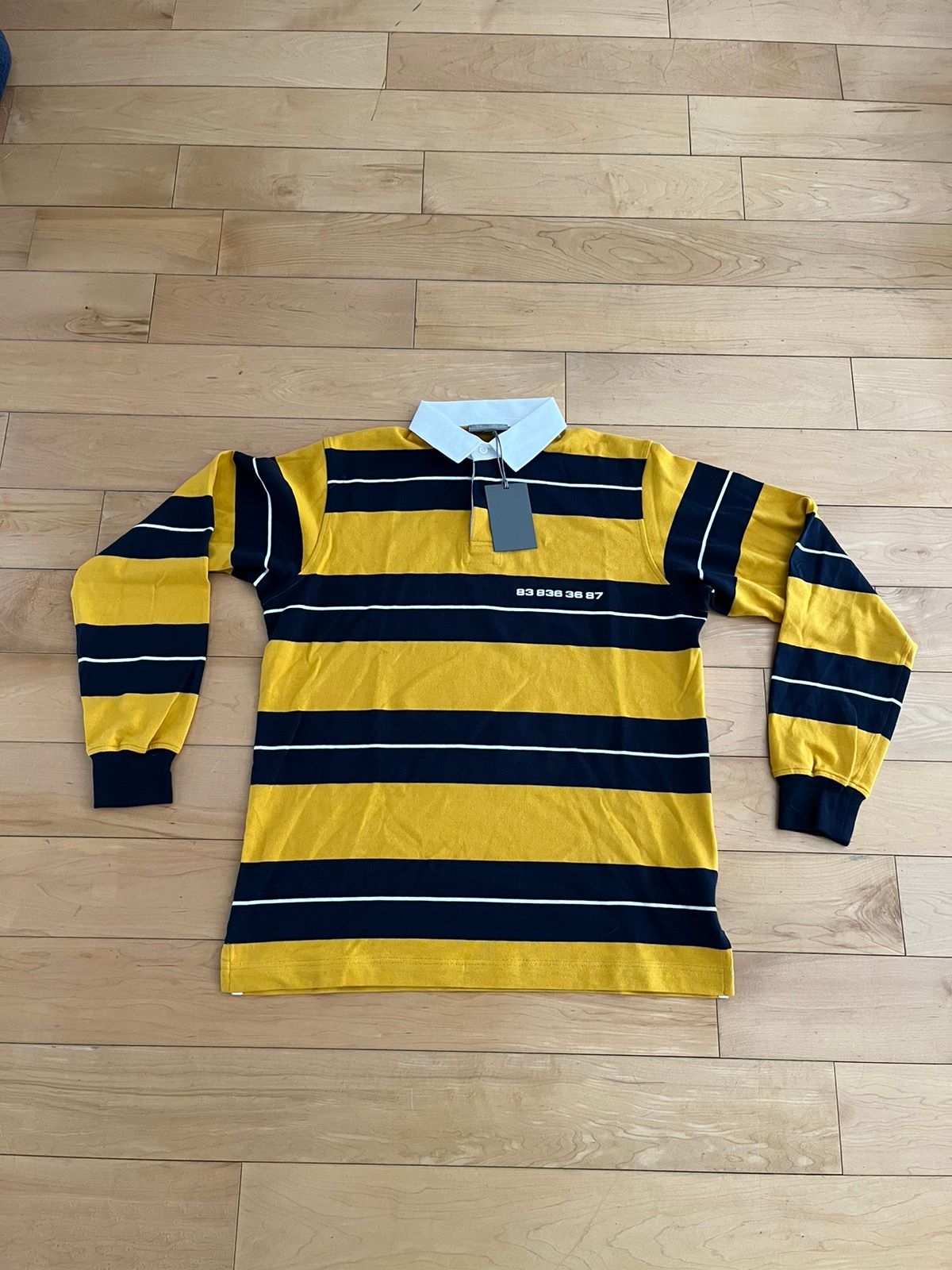 NWT - VTMNTS Striped Number Polo - 1