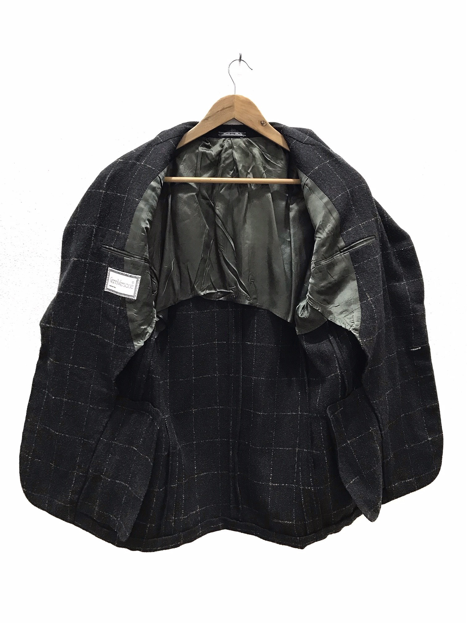 Vintage Gianni Versace Wool Coat Jacket - 3