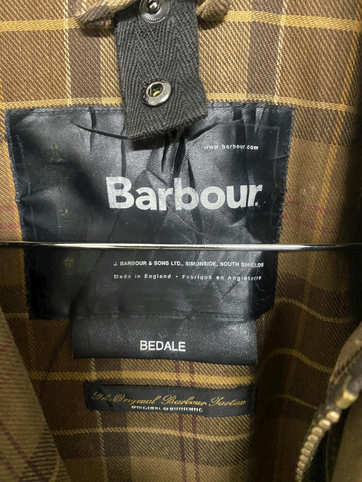 Barbour Classic Bedale Wax Jacket Made in England - 9