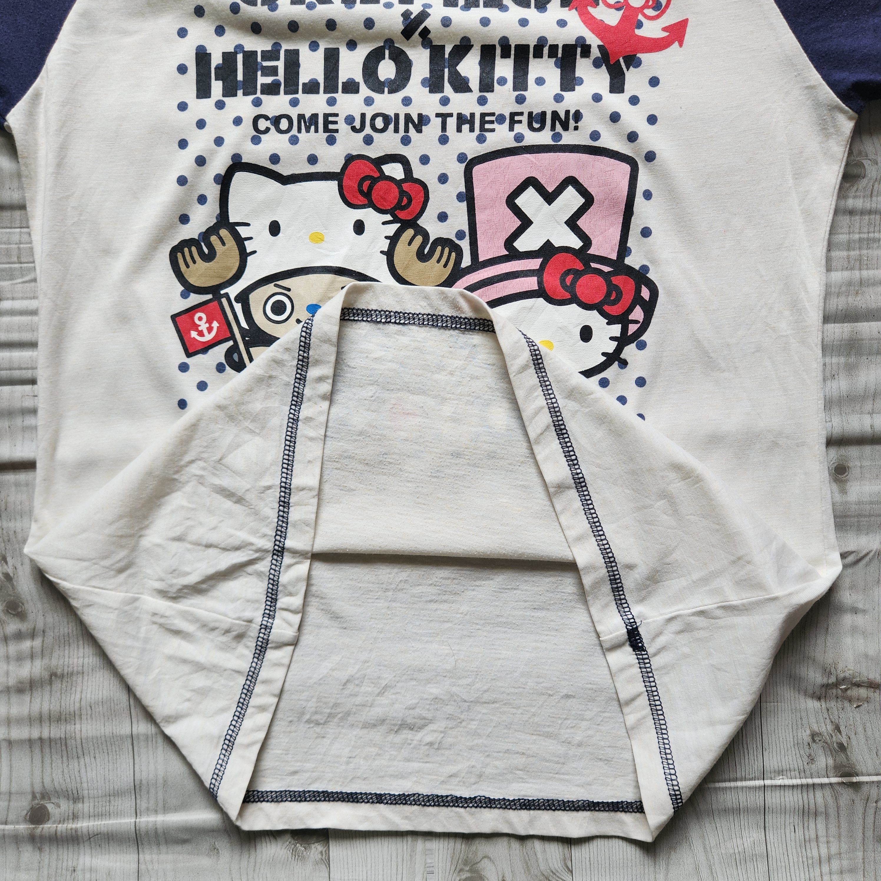 One Piece X Hello Kitty Vintage Y2K TShirt Japan - 12
