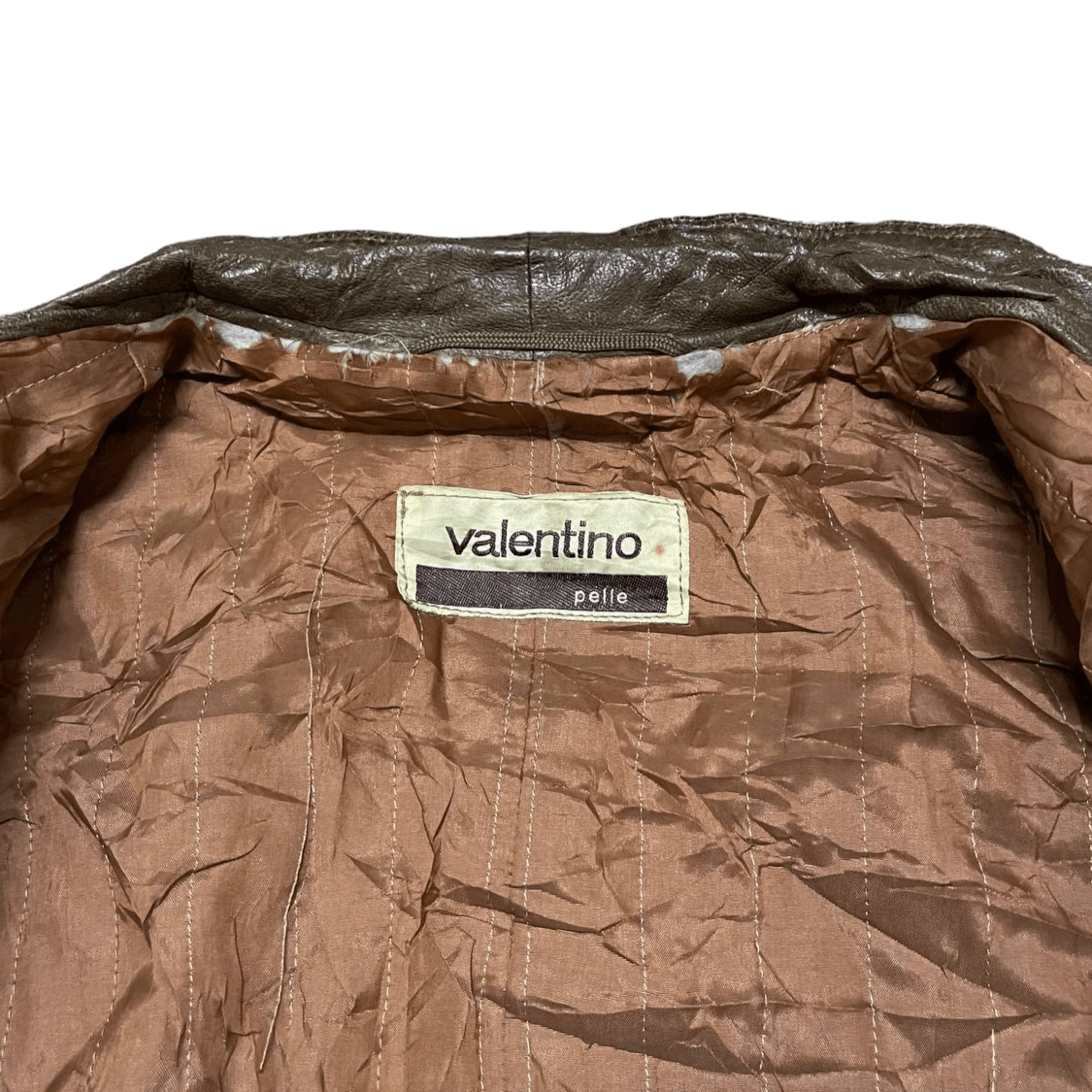 Vintage Valentino Pelle Lamb Skin Leather Jacket - 8