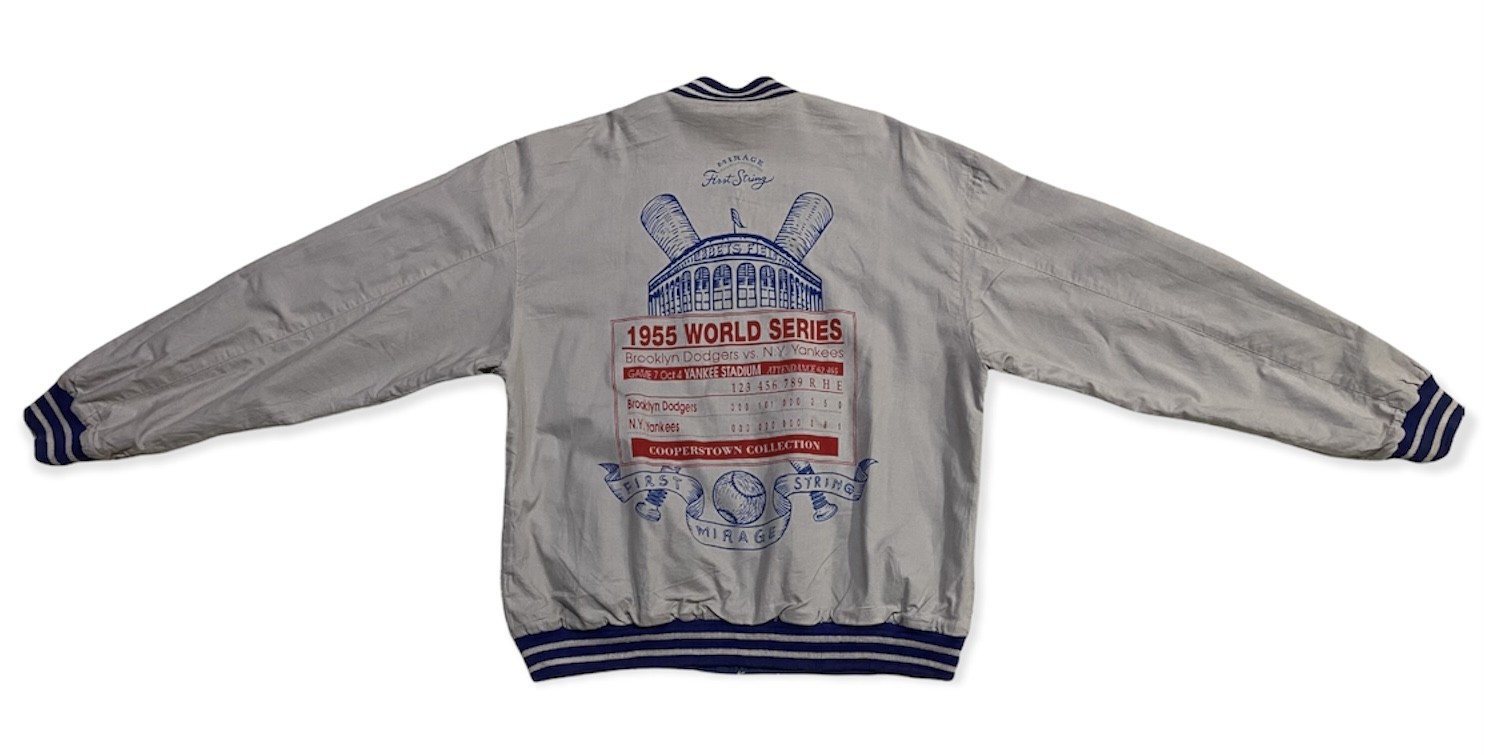 Cooperstown Collection - Vintage 1995 Cooperstown Collection Mirage Reversible Baseball Jacket - 12