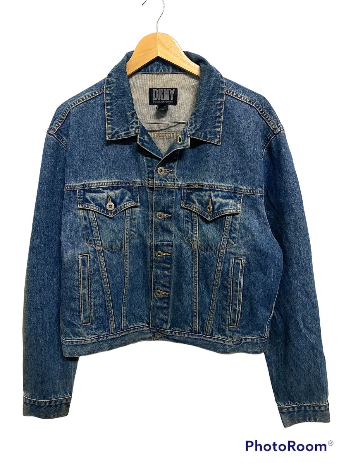 Vintage DKNY Denim Jacket Sunfaded - 1