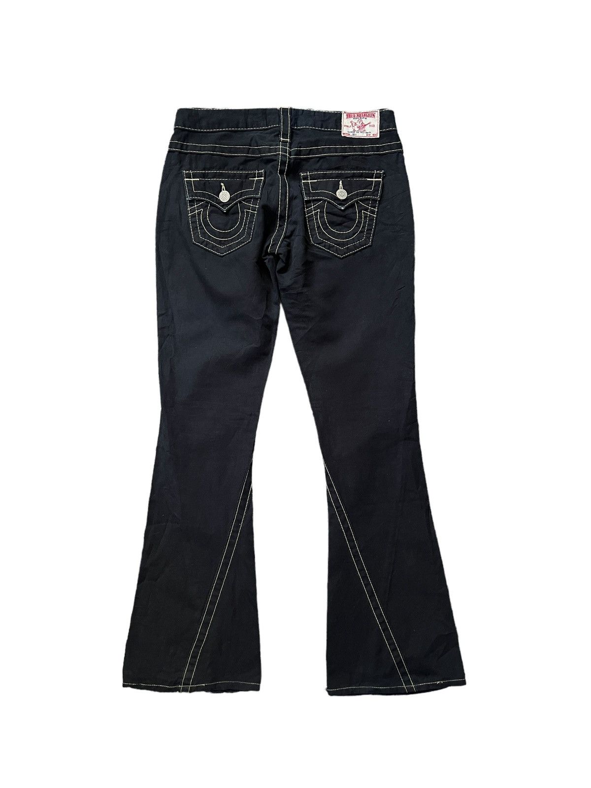 True Religion Flare Denim Jeans Twisted Seam Jeans - 1