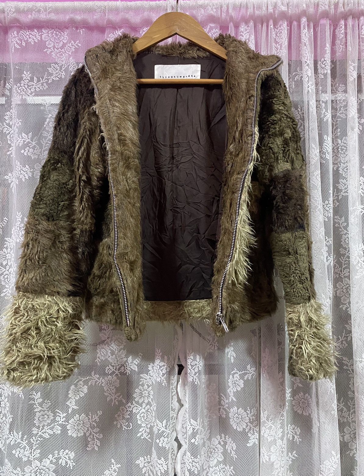 Rare Issey Miyake Patchwork Faux Fur Cropped - 3