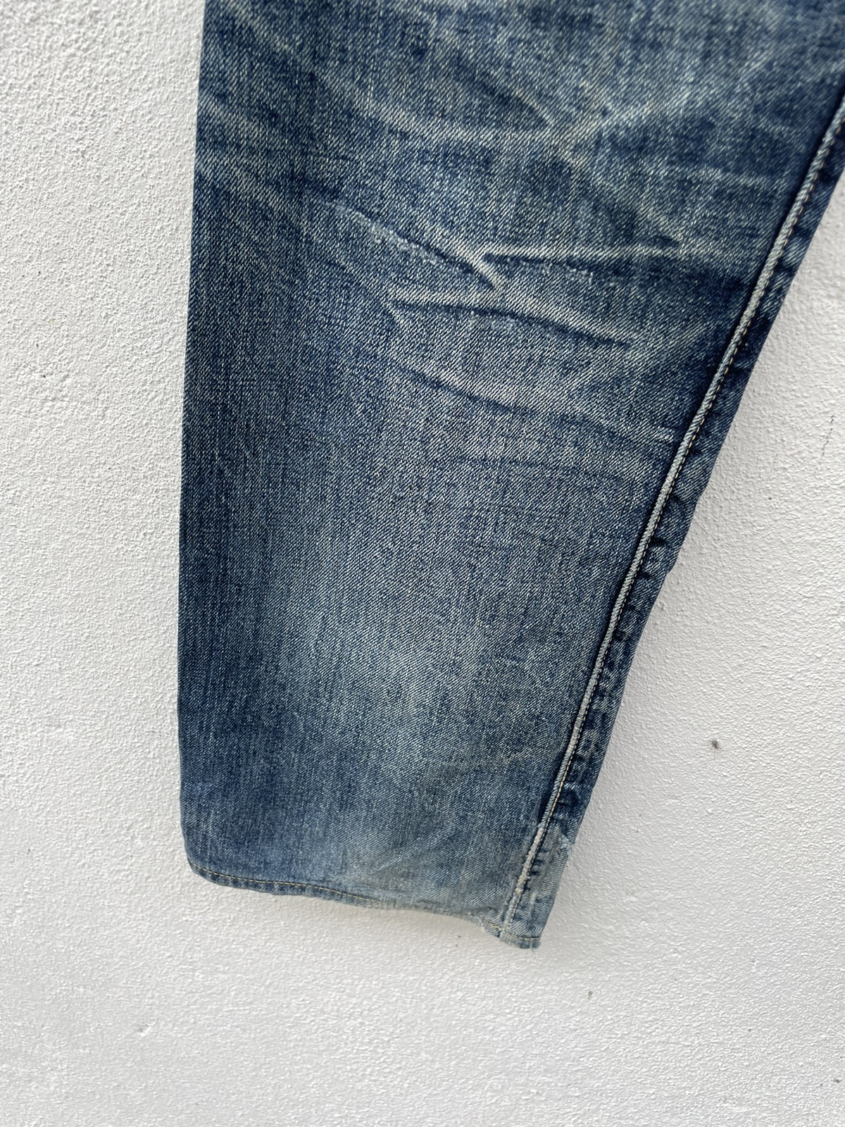 Vintage - Joe McCoy Distressed Rips Selvedge Denim Jeans - 11