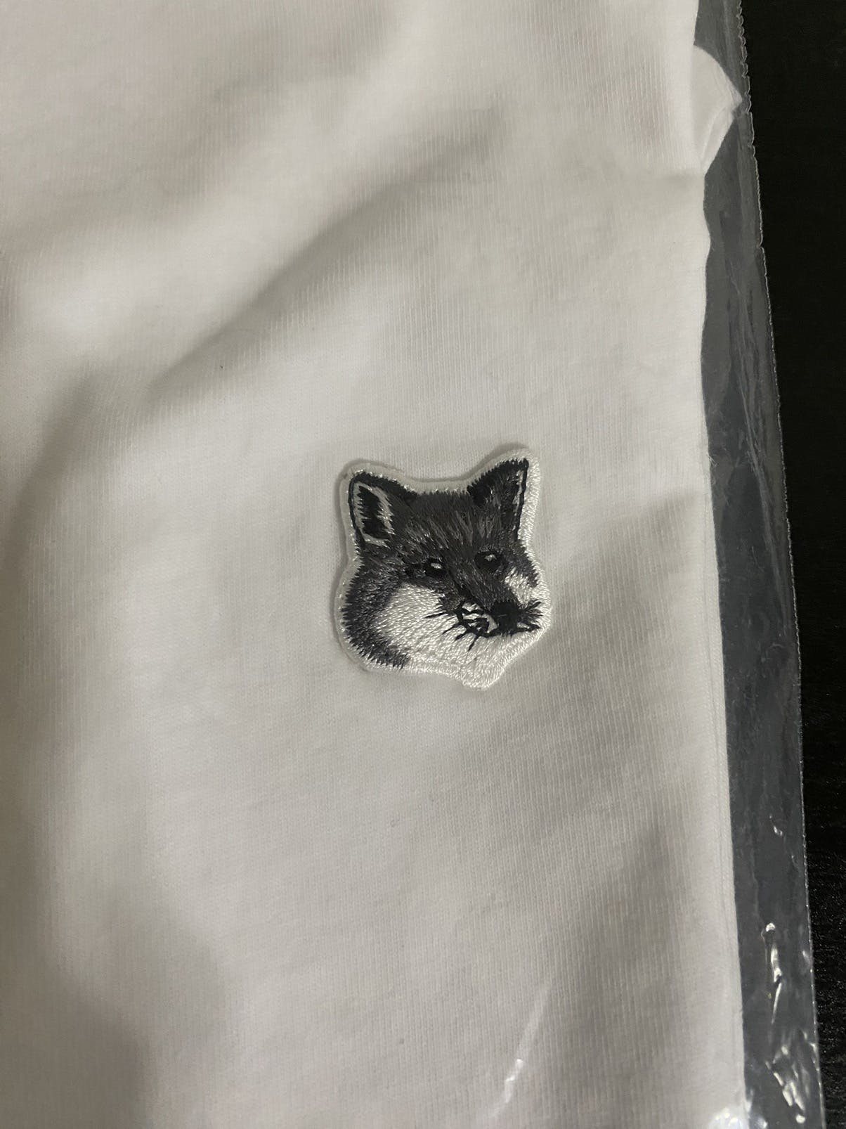Maison Kitsune White Fox Head T-Shirt - 3
