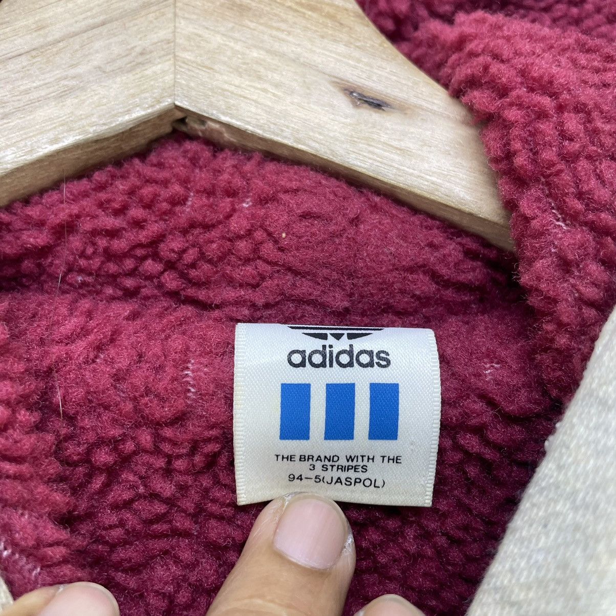🤝 Vintage Adidas Big Logo Hoodie Jacket - 8