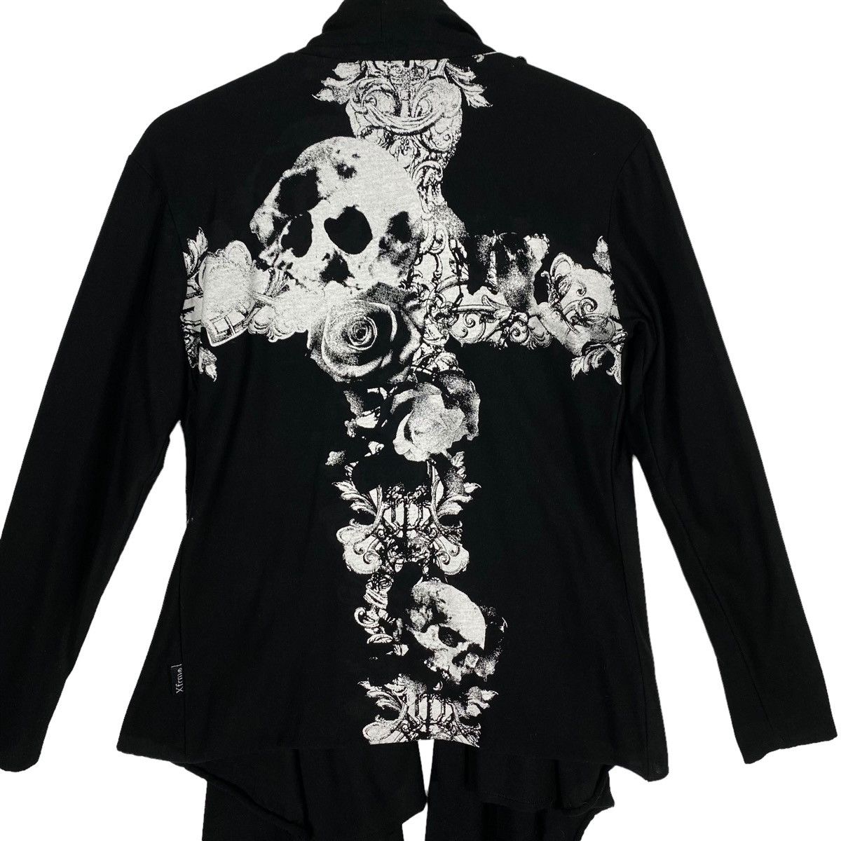 Vintage Xfrm Skull Punk Seditionaries Cardigan Shawl Collar - 10