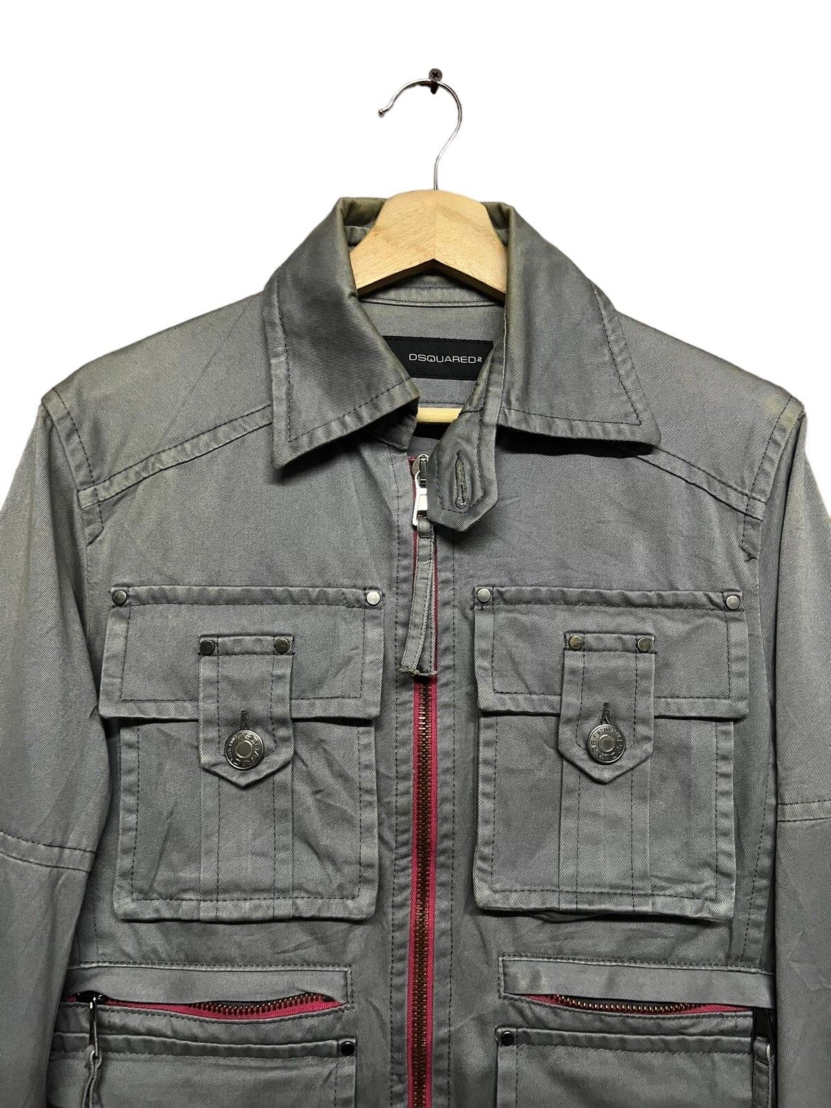 Dsquared2 Italy Bikers Multipocket Jacket - 7
