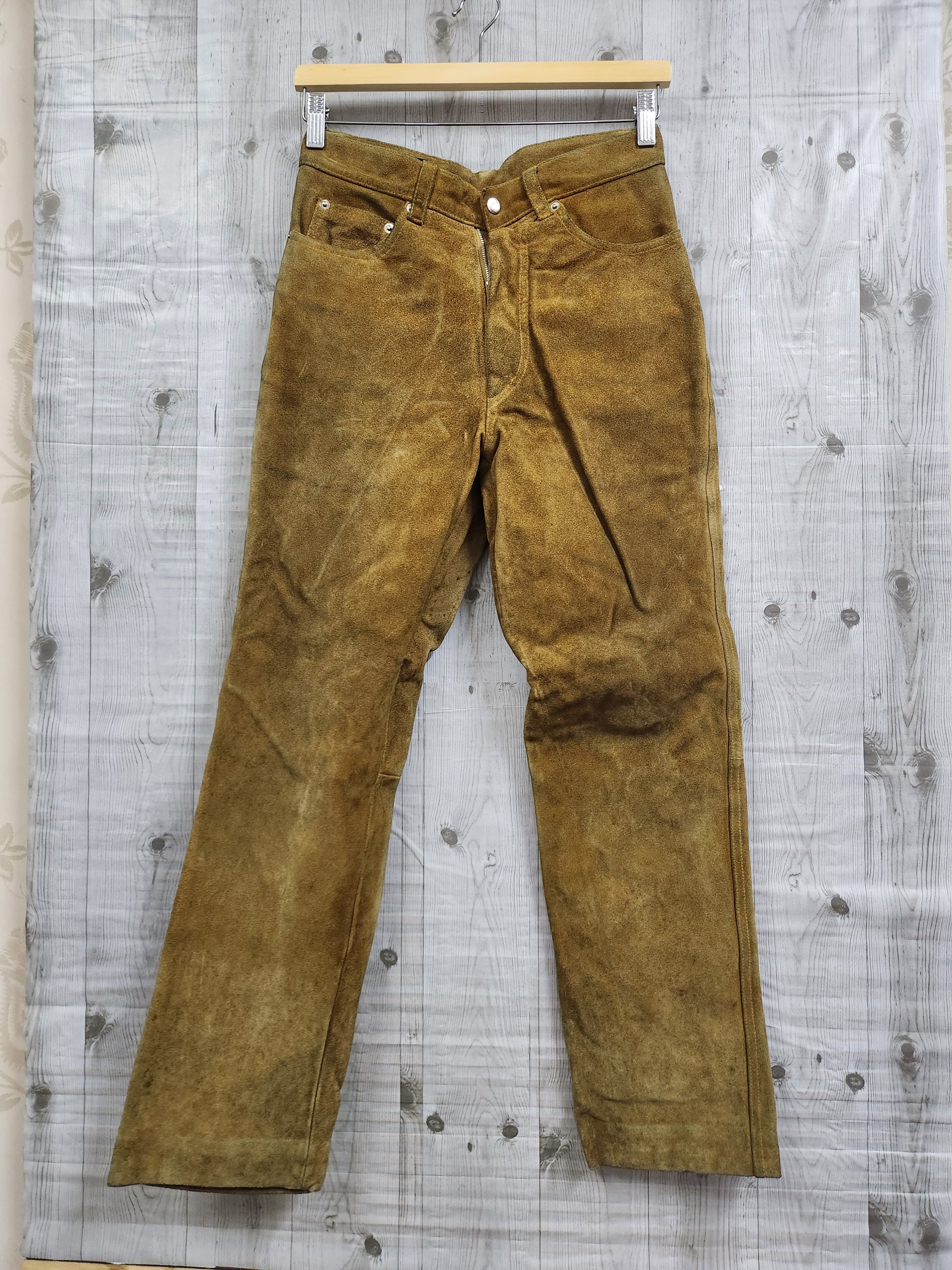 Vintage Beams Genuine Leather Pants - 1