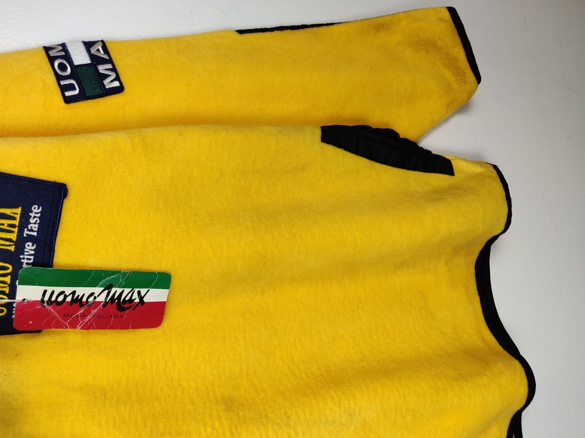 Italian - Uomo Max Italy Yellow Fleece Sweater - 5
