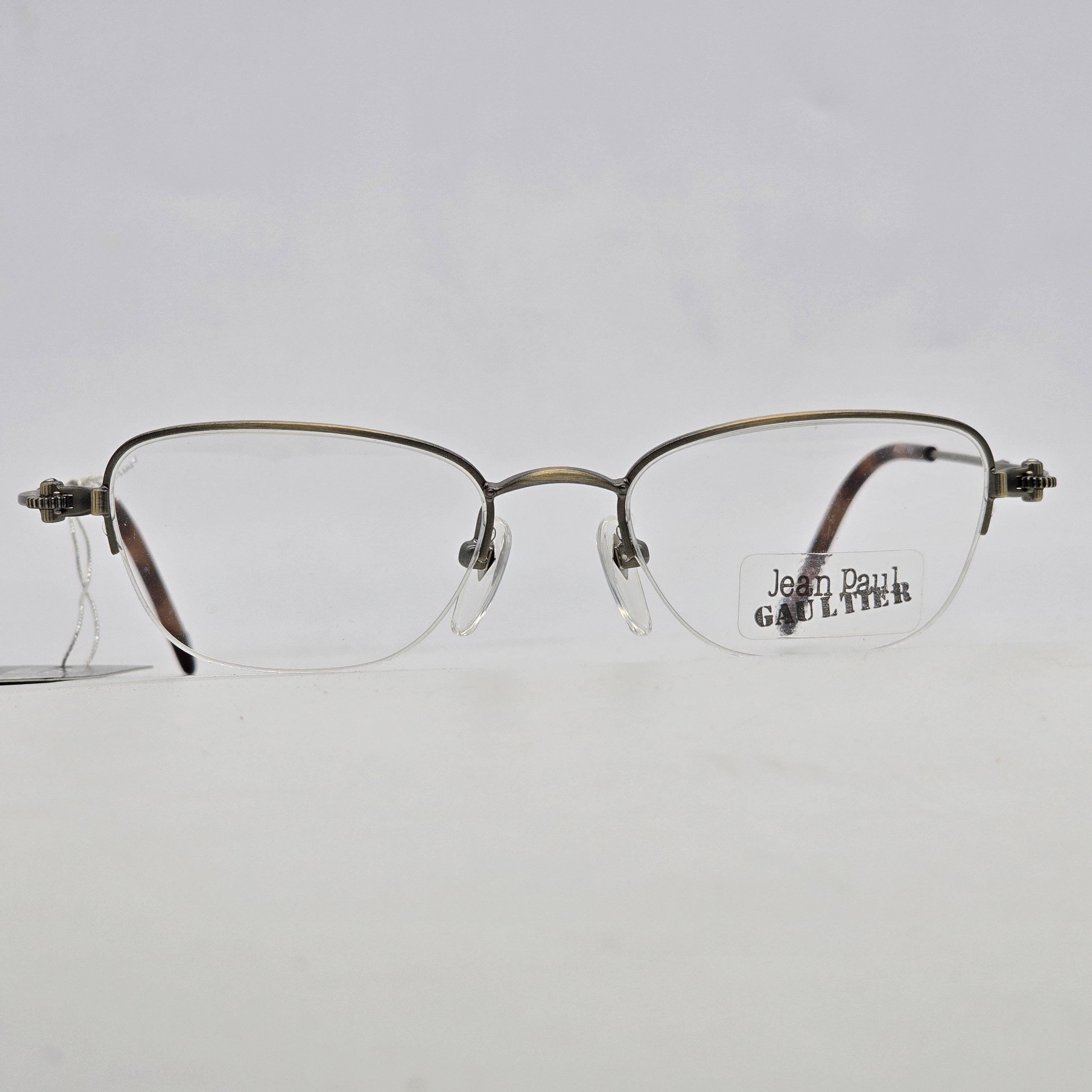 Vintage - Jean Paul Gaultier - 90s Half-Rim Clockwork Glasses - 2