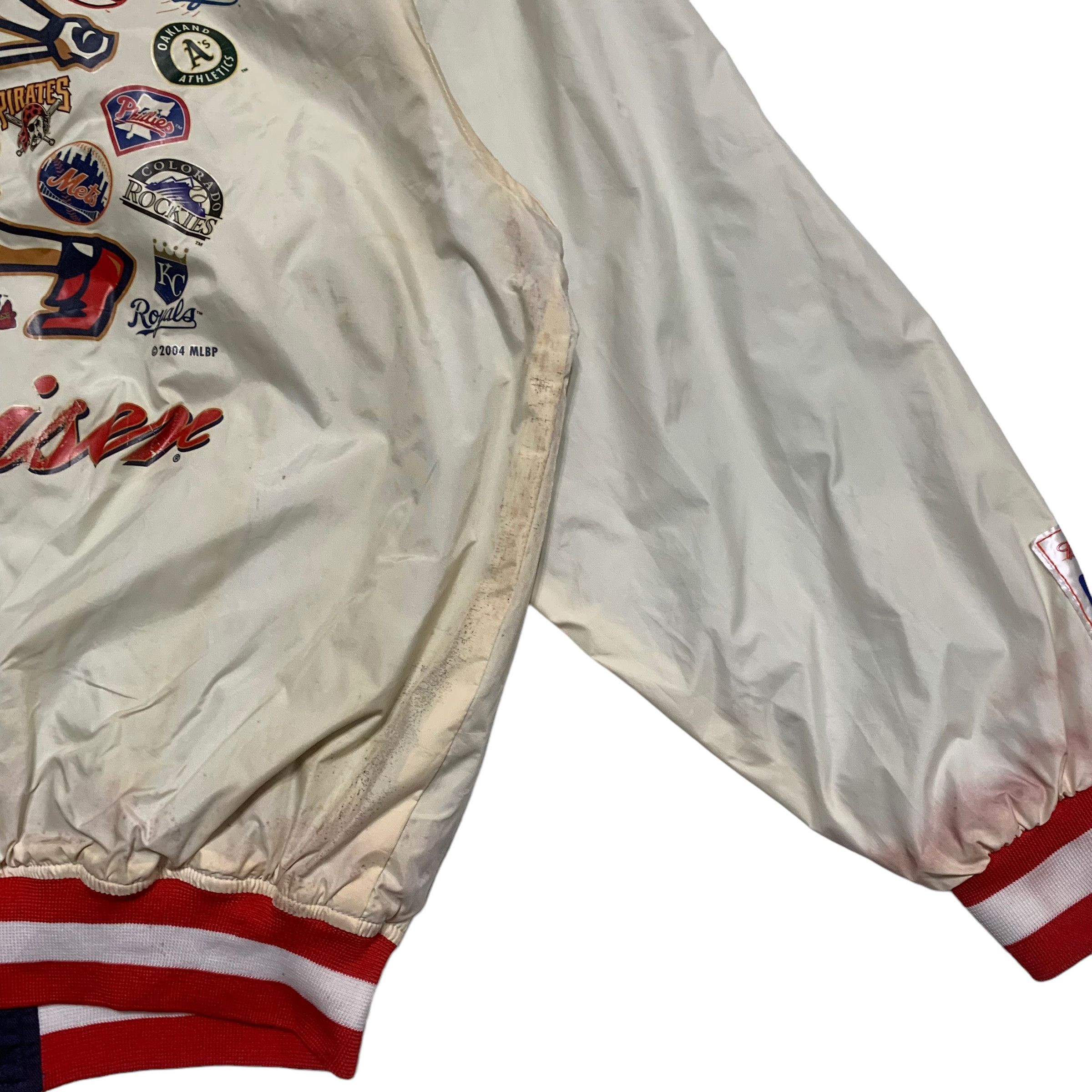 Vintage MLB Budweiser Baseball Reversible Jacket - 4