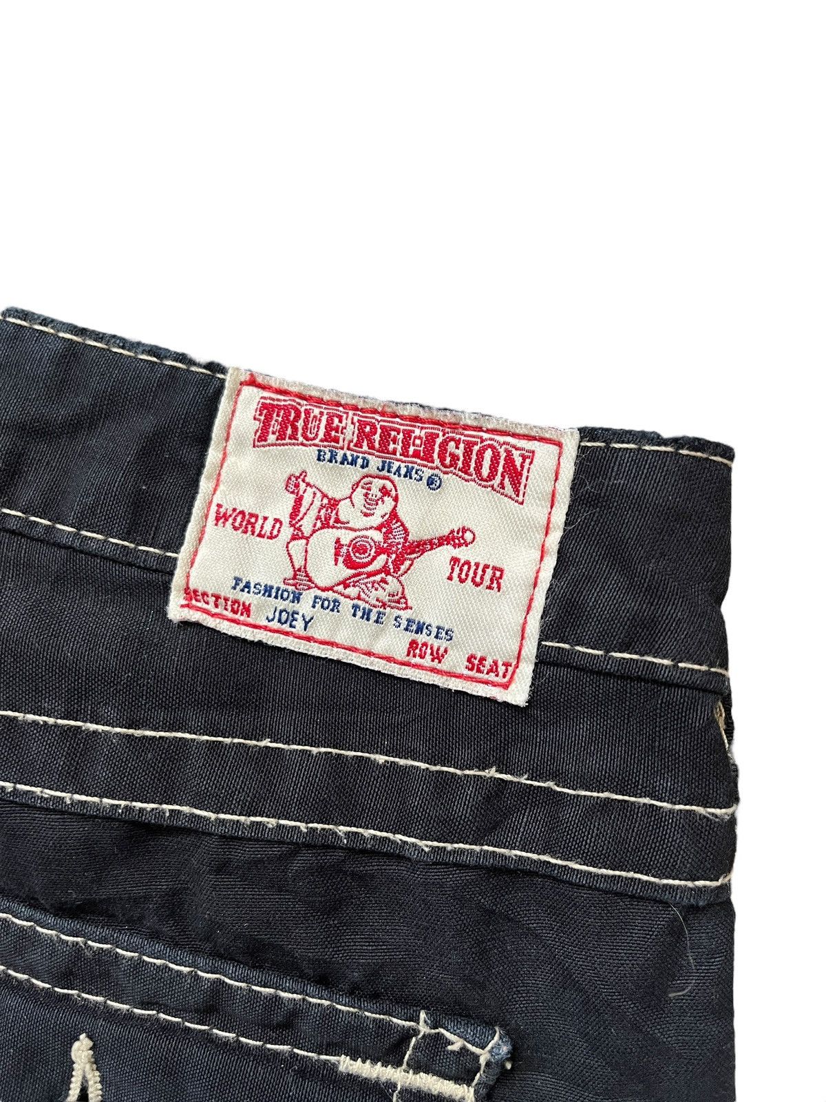 True Religion Flare Denim Jeans Twisted Seam Jeans - 6