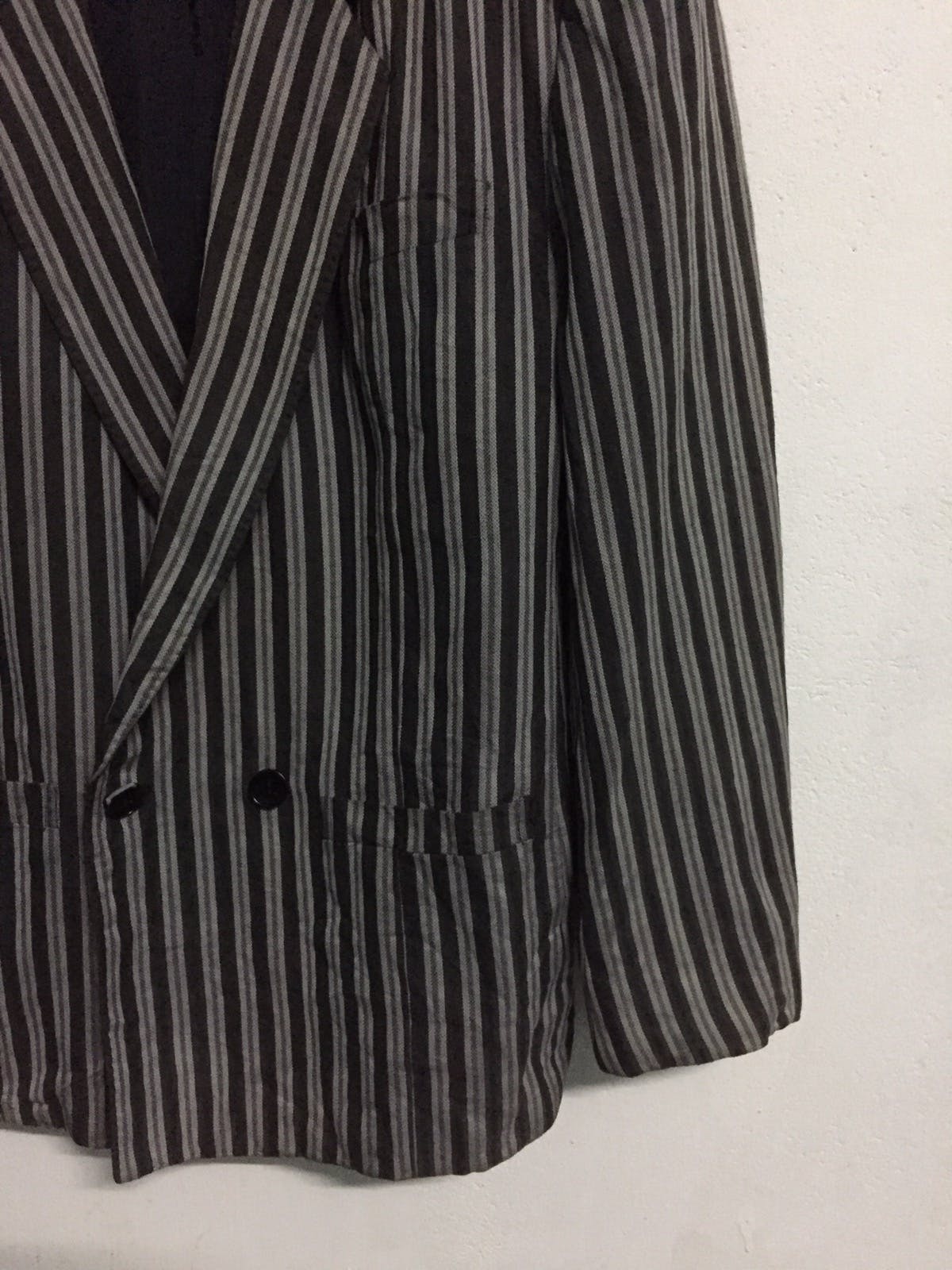 Kenzo Zebra Stripes Jacket Coat Made in Japan - 5