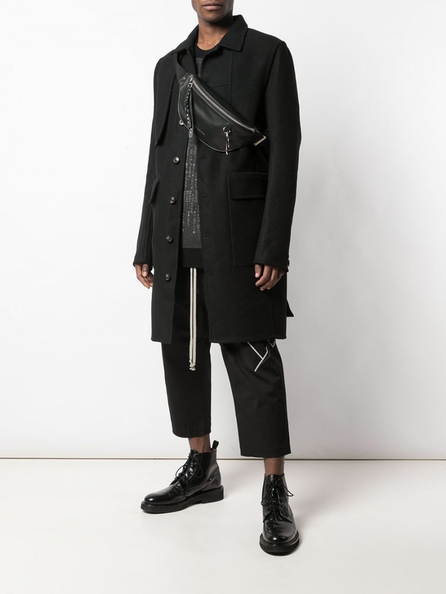 BNWT AW19 RICK OWENS "LARRY" TRENCH COAT 50 - 17