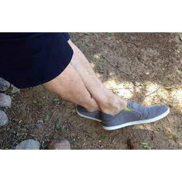 Olukai Nohea Mesh Slip On Casual Shoes Outdoor Breathable Lightweight Gray 10.5 - 1