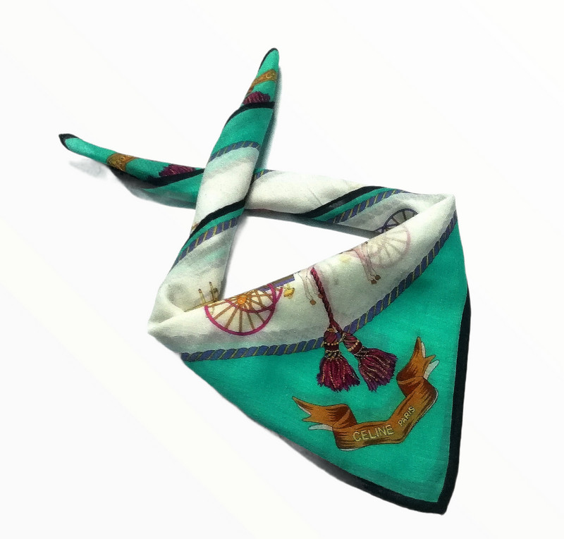 🔥BEST BUY🔥Celine Paris Bandana/Handkerchief Full Printed - 1