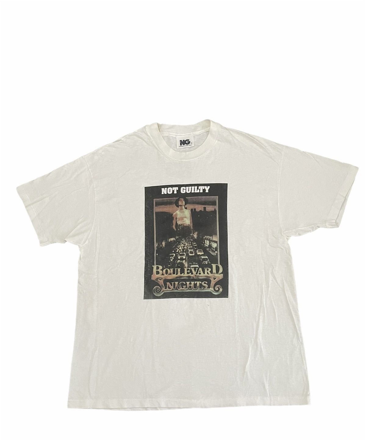 Vintage 90s Boulevard Night Crime movie tee - 1