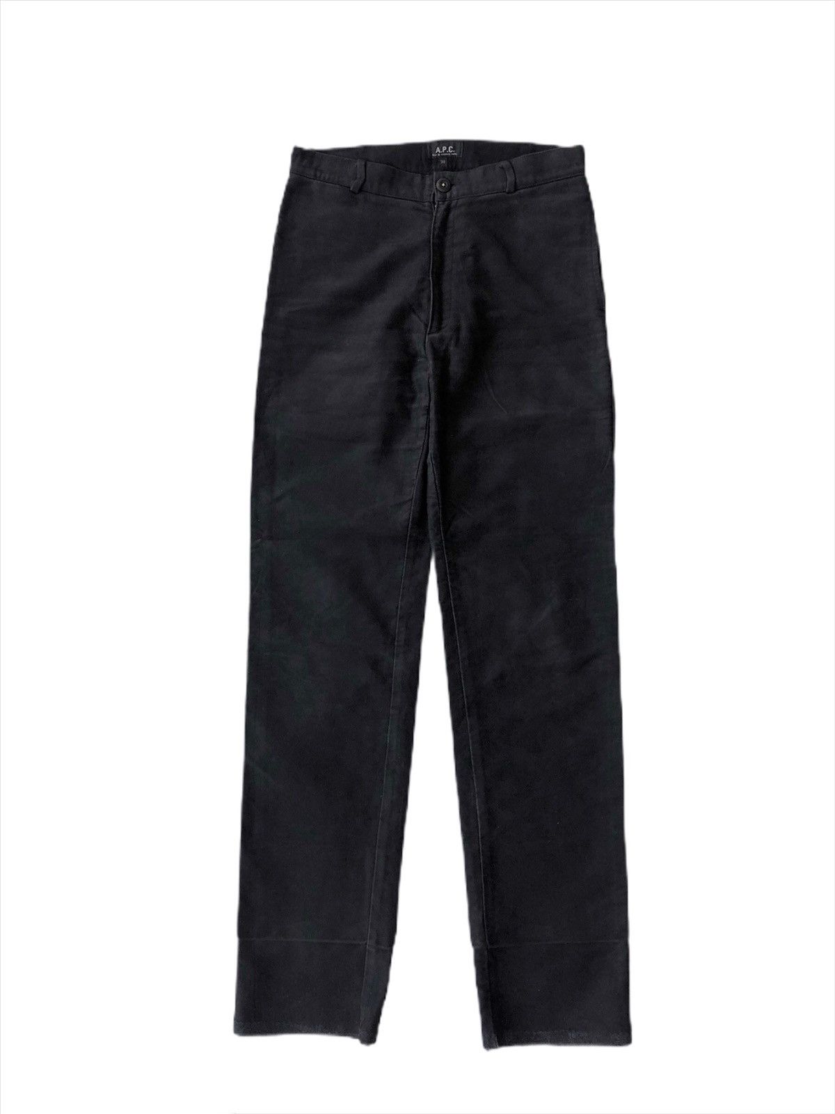 AW97 A.P.C. 🇫🇷 Made Riri Zipper MoleSkin Slim Pant - 2