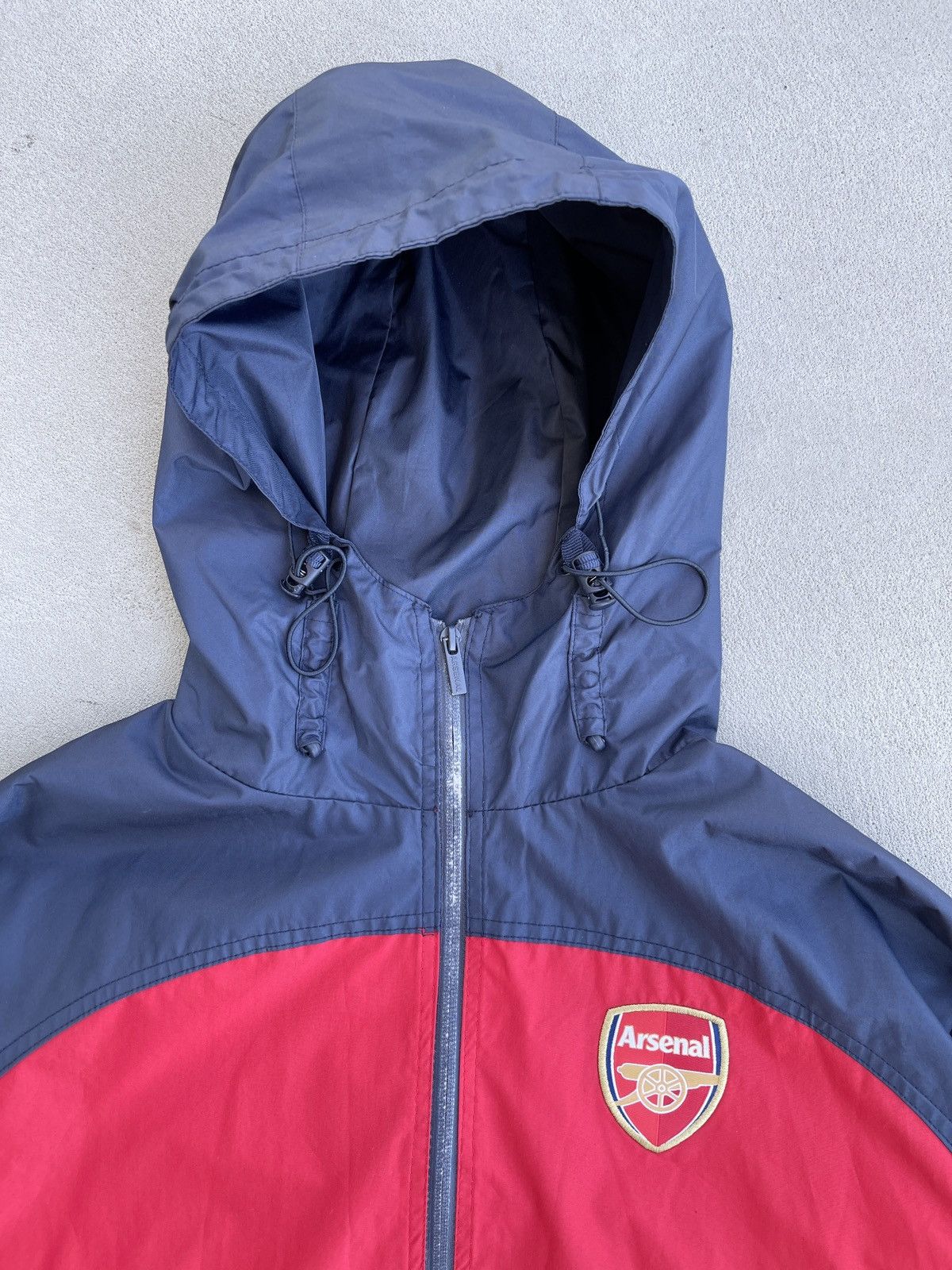 Vintage - STEAL! 2010s Arsenal Training Shower Windbreaker Jacket - 3