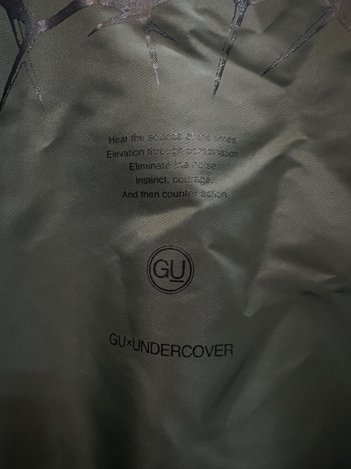 GU X Undercover Freedom Noise Bomber Jacket - 14