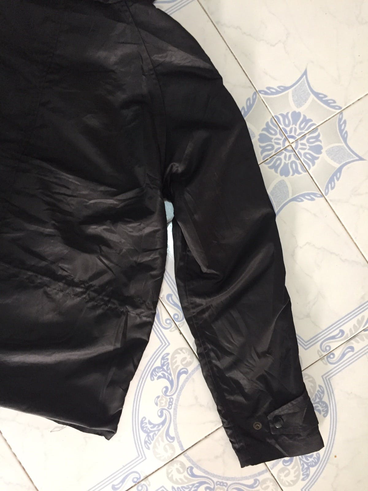 Nylon Schott combat type jacket cap hoodie - 10
